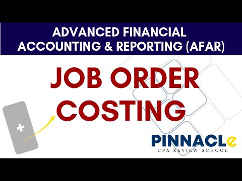 AFAR: JOB ORDER COSTING