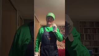 Deep thoughts. #Luigilogic #luigi #cosplay #luigicosplay #mariobros