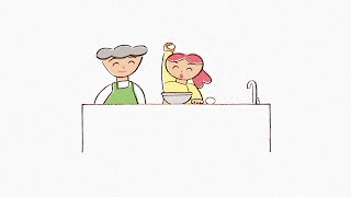 花王 メリット 「はじめて料理をした日」篇 CM