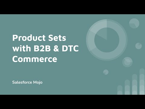 Product Sets for B2B and DTC Commerce Cloud