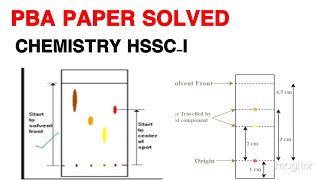 PBA Paper Chemistry Class 11th | Solved PBA PAPERS HSSC-I | APSACS PBA PRACTICAL PAPERS