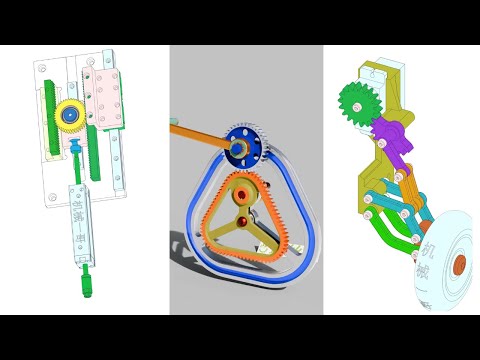 Rotary To Linear Motion /Most Popular Million View Mechanical mechanism Video