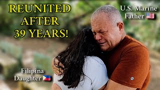 BREAKING | 🇺🇲 U.S. Marine REUNITED with long-lost DAUGHTER in the Philippines 🇵🇭 after 39 years!