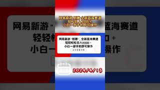 网易新游 射雕 全新蓝海赛道，轻松日入2000＋小白一部手机即可操作 #副业 #分享 #网络赚钱项目