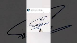 Mahder signatures#shortsviral #namesign #stylishsignature