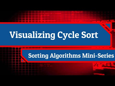 Visualizing Cycle Sort w/ Colors