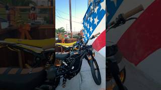 Made in China, ridden like an American. #surron #surronx #ebike #USA #ebike #sandiego #shorts #fyp