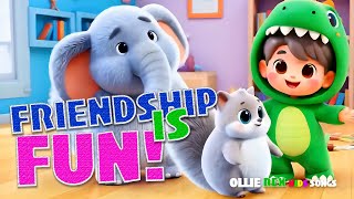 Friendship is Fun! 🤝🎶 | Heartwarming Kids Song About Friends