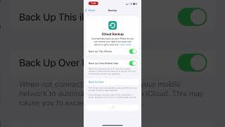 How to backup to iCloud in iPhone