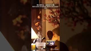 Need a moment of peace? Try this ancient Chinese tea ritual 🍵 | 放松身心的中国茶仪式 #shorts