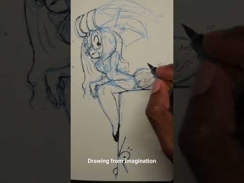Drawing from imagination #art #animeart #traditionalart
