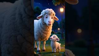 sheep 🐑 + baby sheep 🥺 #cartoon #3danimation