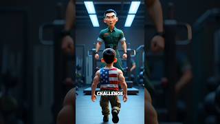 America 🇺🇸 vs China 🇨🇳 – Deadlift Challenge. #storytelling #aistory #story