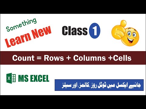 Title: Count Like a Pro in Excel: Rows, Columns & Cells with Formulas (Easy Tutorial!)