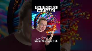 How do fiber optics work? Explained as quickly as possible #science