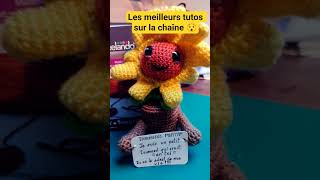 kit crochet LIDL tournesol positif #crochet #amigurumicrochet #diy #knitting #tuto