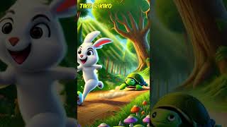 Hare vs Tortoise: Who Wins?🏁🐢 #StoryTime #ShortStories #AIStorytelling #ViralShorts #WisdomWins