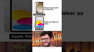 When You Ask for Samsung Tab A9, But Dad Gets You apple iPad 10th Generation | ipad vs tab