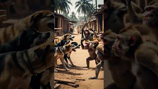 Funny monkey and funny moments#22 #funny #monkey #ai #shorts #funnyvideo