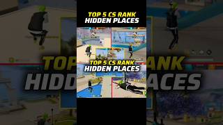TOP 5 CS RANK HIDDEN PLACES 🤯 | TOP 5 SOLARA MAP HIDDEN PLACES | CS RANK SOLARA MAP HIDDEN PLACES