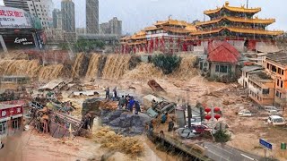 China’s Yunnan Hit by Catastrophic Floods — Streets Turn Into Rivers, Millions at Risk