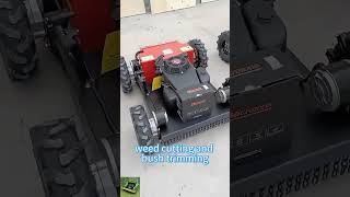 Remote operated crawler lawnmower China manufacturer factory distributor#chinamower #gardenequipment