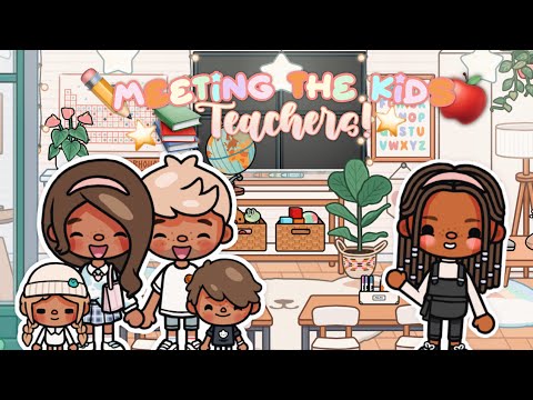 🎒Meeting The Kids TEACHERS!! 📚⭐️|| 🔊VOICED || Toca Life Roleplay 🌎
