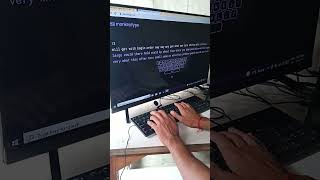 40 WPM speed #shorts #computer #typing