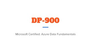 Check out my new course on Azure DP-900 Data Fundamentals Exam