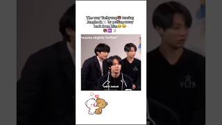 The way Jungkook pulled Tae to him🤧😩😂 #taekook #vkook #taehyung