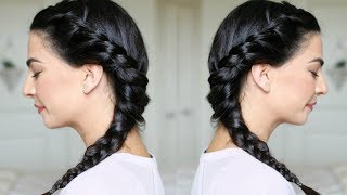 Side Braid Hair Tutorial For Beginners