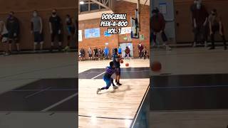 How to throw a dodgeball peek a boo move 👌 #shorts #dodgeball #highlights