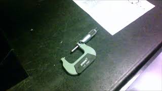dial indicator and micrometer