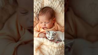babies with cute cats #ai #aivsreality #funny #shorts
