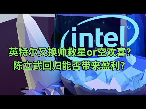 英特尔(INTC)又换帅救星or空欢喜？陈立武回归能否带来盈利？(美股天天说20250313)
