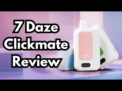 7 Daze Clickmate Disposable Vape Review (The World's First Eco Friendly Vape)