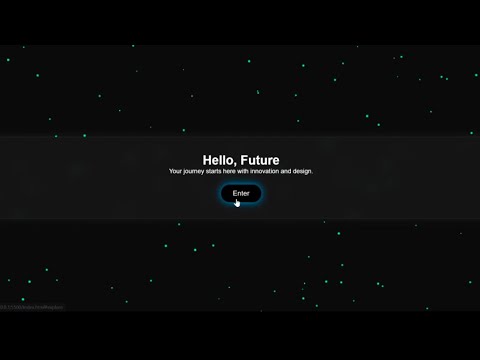 Make Futuristic Landing Page for Website | HTML CSS JAVASCRIPT |