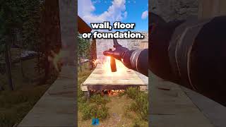 How Many Moltovs it Takes To Raid Each Wooden Item in Rust! 🔥 #rust #rustshorts #rustpc #rustpvp