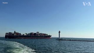 尽管俄武力威胁 国际商船仍驶离乌克兰黑海港
