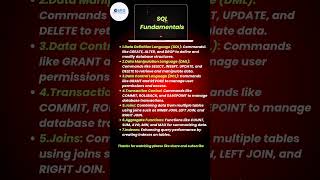 SQL  Fundamentals