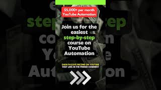 YouTube Automation For BEGINNERS (Step-By-Step) #MakeMoneyOnline #PassiveIncome #YouTube