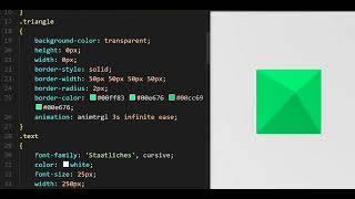 NEW"Mesmerizing 3D Rotating Triangle Design | HTML & CSS Tutorial 🌀✨"@Codingpolar