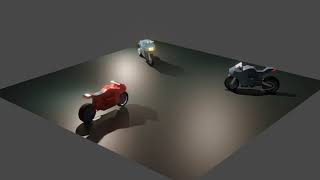 Blender Modular Assets - Motorcycles