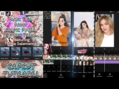 "Dusk Till Dawn" Best Remix| Tiktok Trend | CapCut Tutorial | Featuring Mika Salamanca