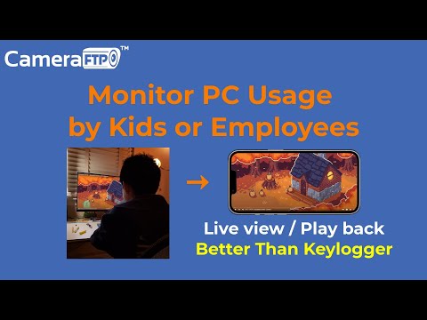How to: Monitor computer usage by kids or employees; Record PC screen, TV shows & online meetings