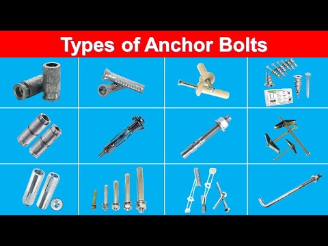 Types of Anchor Bolts Equipment | RT Electrician