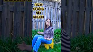 Tips for Gardening with Back Pain