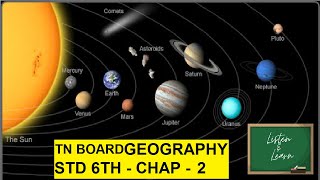 Chapter 2 Geography(SOCIAL) - Standard 6 - TN board- Listen And Learn