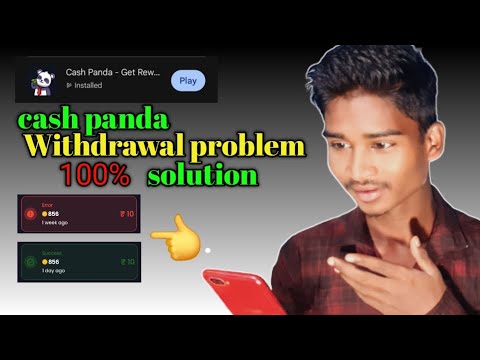 Cash panda today self earning app | Cash Panda withdrawal problem | Today Earning app