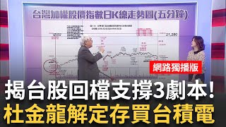 連假後台股還會跌?!杜金龍:年線守不守.窒息量是關鍵 台積電修正後買點到了沒?鴻海.聯發科.廣達跌夠了?│陳斐娟 主持│20250402│關我什麼事 feat. 杜金龍